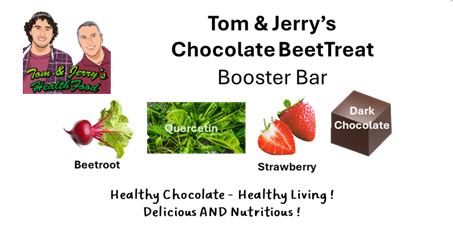 Tom & Jerry's 40 gram Chocolate BeetTreat Booster bars