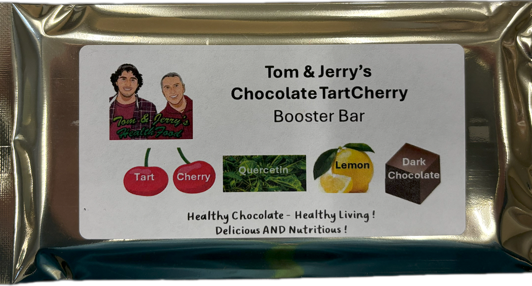 Tom & Jerry's 40 gram Chocolate TartCherry Booster bars