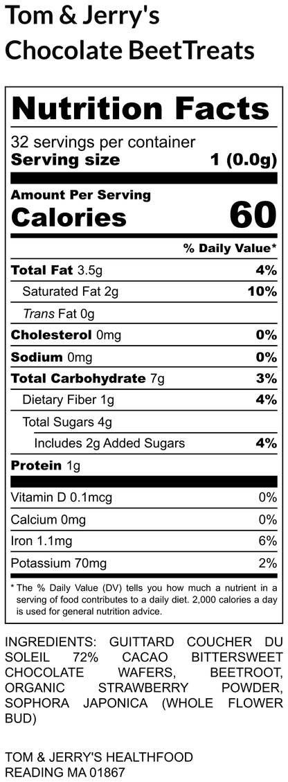 Tom and Jerry's 2 pc Chocolate BeetTreats pack