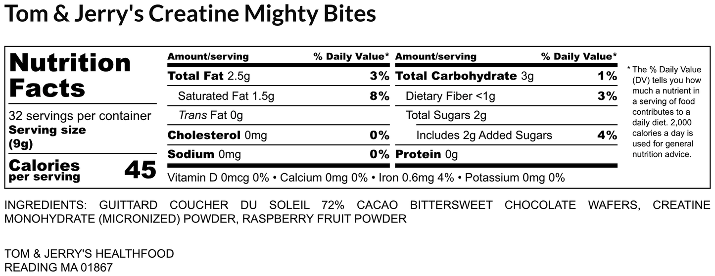 Tom & Jerry's Creatine Mighty Bites