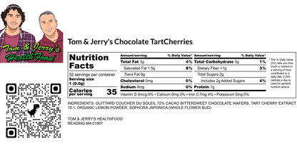 Tom & Jerry's 40 gram Chocolate TartCherry Booster bars