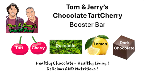 Tom & Jerry's 40 gram Chocolate TartCherry Booster bars